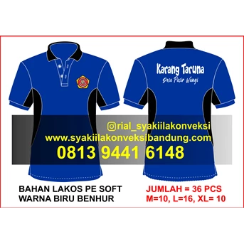 vendor konveksi polo shirt karang taruna bandung-3
