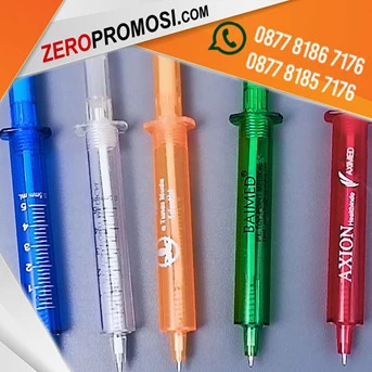 souvenir pulpen promosi suntik - pen jarum suntik murah-6