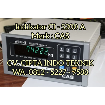 indikator timbangan merk cas type ci - 5200 a made in korea-1