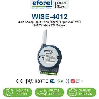 IoT Wireless Modul 4 Analog Input 2 Digital Output Advantech WISE-4012