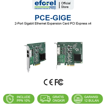 LAN Card 2 port Gigabit Ethernet PCI Express x4 Advantech PCE-GIGE2