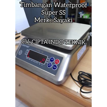 timbangan digital waterproof merk sayaki - cv. cipta indo teknik-1