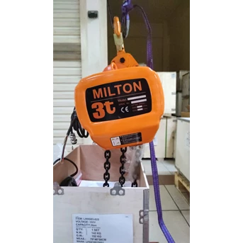 Electric Chain Hoist MILTON 3 Ton 3 Phase
