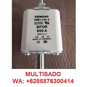 SIEMENS Fuse model 3NE3338-8 800A 800Vac aR