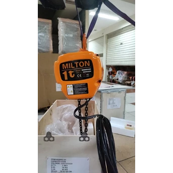 Electric Chain Hoist MILTON 1 Ton 3 Phase