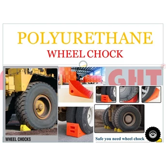 sfl06p wheel chock polyurethane 30 ton /ganjal ban truck polyurethane-4