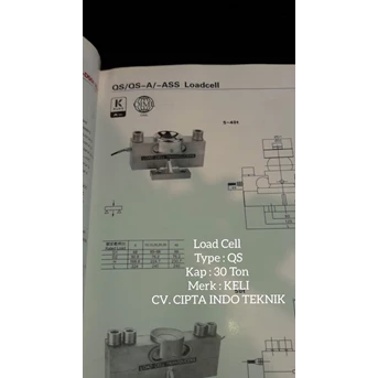 load cell merk keli type qs kapasitas 25 - 30 ton-1