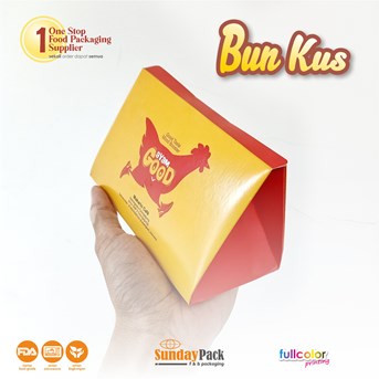 BunKus Kekinian Paper Box Kraft