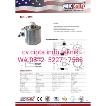load cell type mk - td 120 merk mk - cells - cv. cipta indo teknik-2