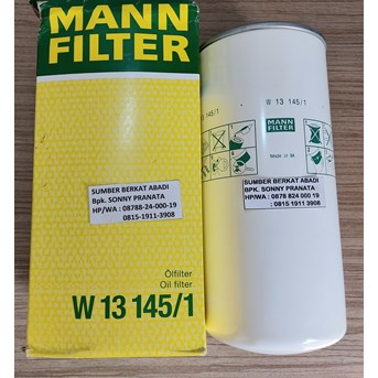 MANN FILTER W 13 145/1 OIL FILTER W13 145/1 W13145/1 W131451 - GENUINE