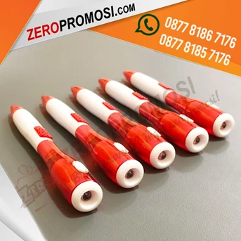 souvenir merah putih - pulpen promosi senter 17 agustusan-3