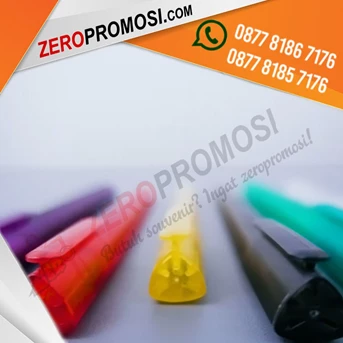 souvenir pulpen promosi - pulpen segitiga gel-7