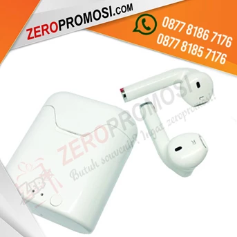 souvenir headset bluetooth tws01 bisa cetak logo murah