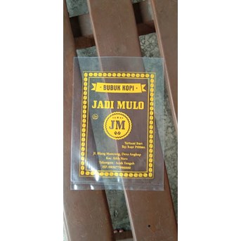 PLASTIK KEMASAN CUSTOM - BENING