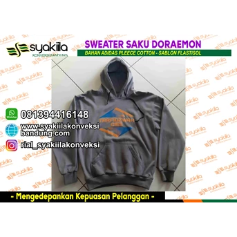 konveksi sweater sablon saku doraemon bandung-4