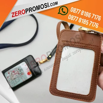 souvenir tali + casing id card kapasitas 1 kartu cetak logo termurah d-2