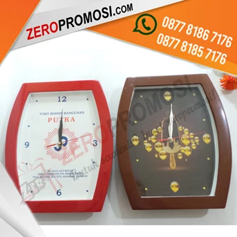 souvenir jam dinding murah cetak logo kode 1728p-1
