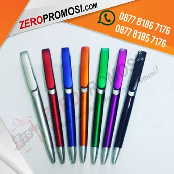 souvenir pulpen promosi plastik - pen 1117-3