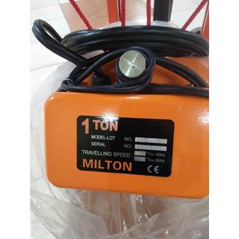 1 ton electric hoist and trolley