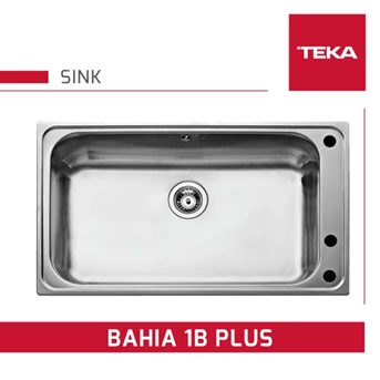 teka kitchen sink topmount bahia 1b plus bak cuci piring 1 lubang 86cm-1