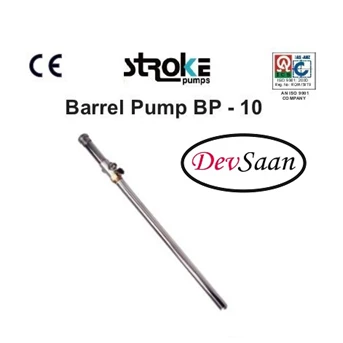 piston drum pump aluminium bp10 pneumatik dp - 3/4 inci (barrel pump)-1