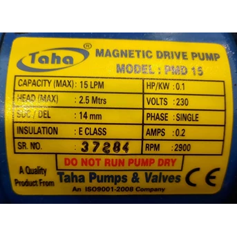 polypropylene magnetic drive pump pmd-15 - 14 mm x 14 mm-1