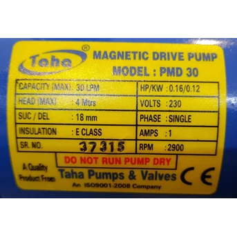 polypropylene magnetic drive pump pmd-30 - 18 mm x 18 mm-1