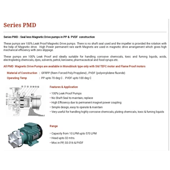 pvdf magnetic drive pump pmd-125 - 26 mm x 26 mm-1