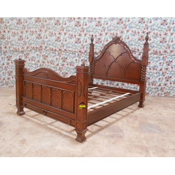 tempat tidur desain klasik mewah elegant sarima kerajinan kayu-2