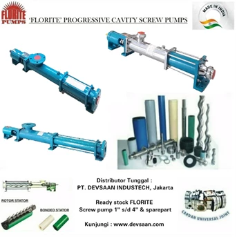 pompa ulir cn 202 double stage screw pump - 1 x 1 inci -500 lph 12 bar-5
