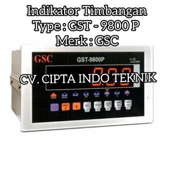 indikator timbangan gst - 9800 p - gsc-2