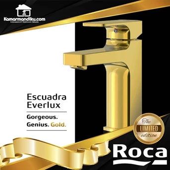 Roca Premium Wastafel Set Gold series limited edition wash basin