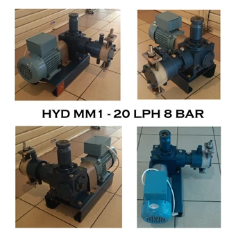 pompa dosing hyd mm-1 hydraulic diaphragm pump 20 lph 8 bar - 1/2 inci-2