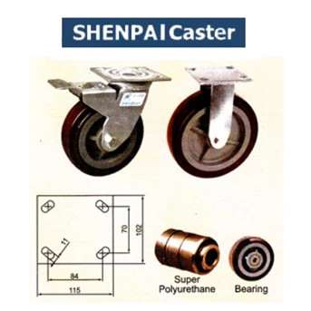 Castor Wheel / Roda Troli Merk Shenpai Caster