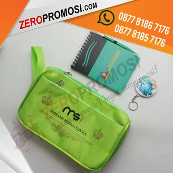 produk paket souvenir seminar kit pouch seri b dengan custom logo-7