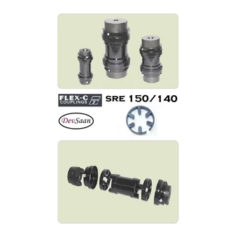 spacer coupling sre 150/140 flex-c max bore 48 mm - panjang 230 mm