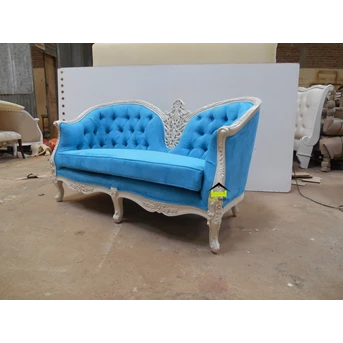sofa ruang tamu warna biru desain cantik rabita kerajinan kayu-1
