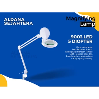 MAGNIFYING LAMP 9003 LED - 5 DIOPTER