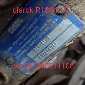 R18641-9 CLARK Sparepart truk Gearbox Converter
