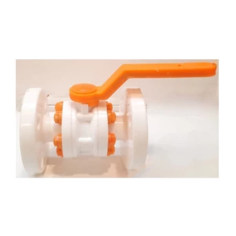 ball valve polypropylene 1 inci flange universal standard - 25 mm-1