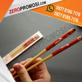 souvenir peralatan makan sumpit kayu packaging mika custom termurah-3