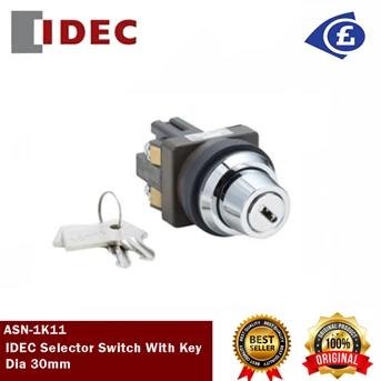 idec selector switch with key asn-1k