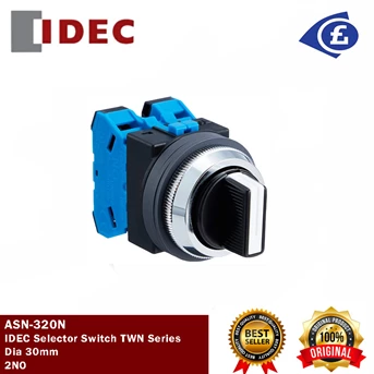 IDEC Selector Switch 3Posisi ASN-3 TWN Series Dia 30mm