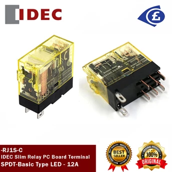 idec relay rj series rj1s-c 12ampere basic type