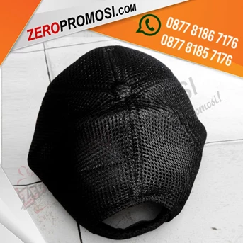 souvenir topi komando promosi bahan double mess custom logo-5