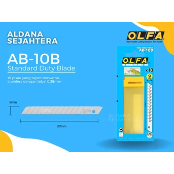 refill blade olfa ab-10b