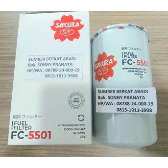 SAKURA FC-5501 FC5501 FC 5501 FUEL FILTER D638-002-02 1P-2299 Z51