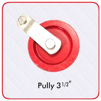 pulley besi ukuran 3 1/2 inch
