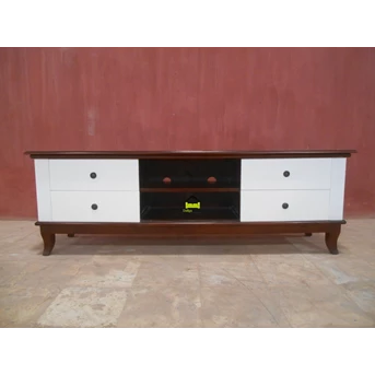 cabinet tv minimalis warna kombinasi cantik kerajinan kayu-1