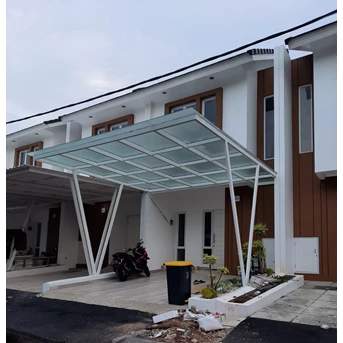 pemasangan kanopi kaca skylight